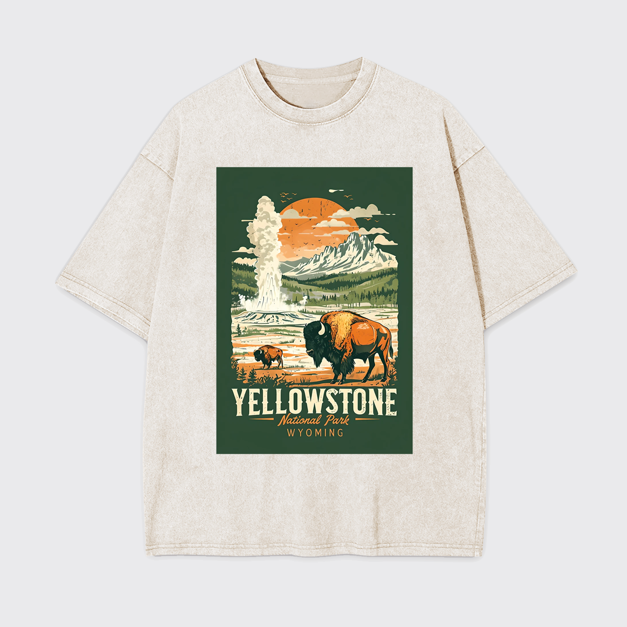 Yellowstone National Park Garment-dye Tees