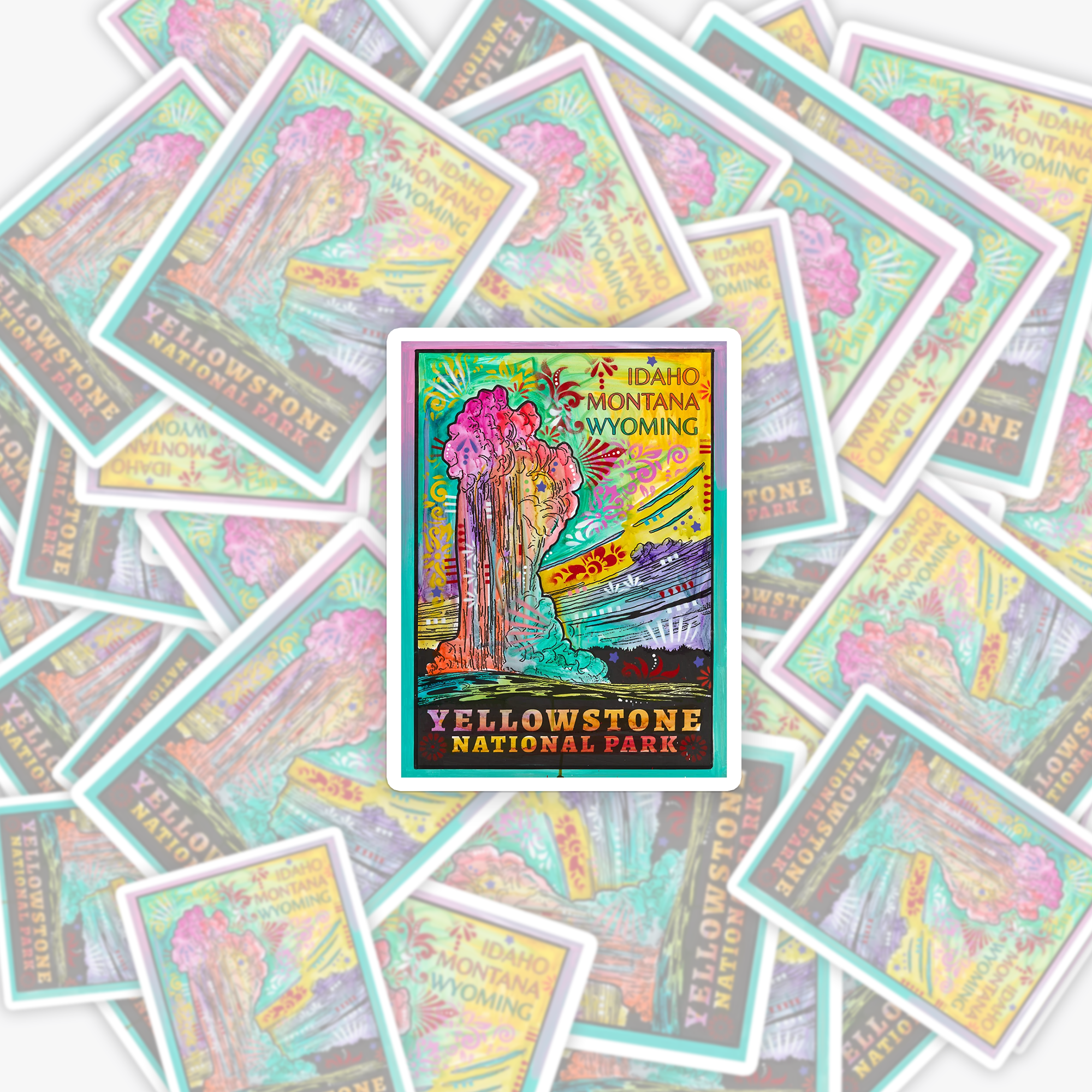 Yellowstone National Park_Broncobay Sticker