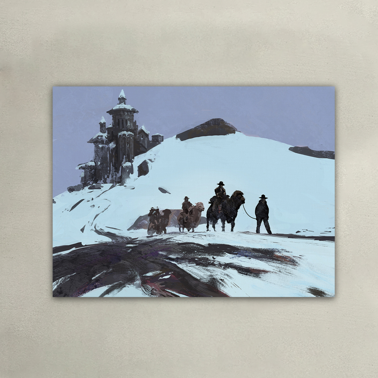 The End of the Next Stop Canvas Wall Art