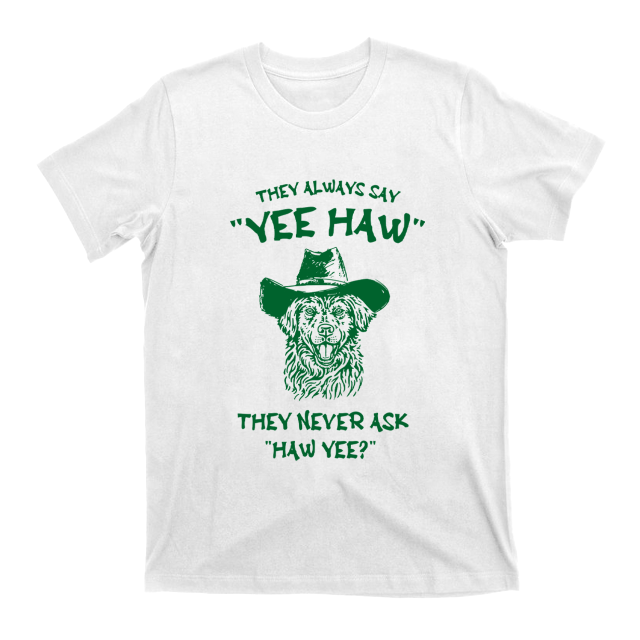 Yee Haw Western Dog Unisex T-shirt
