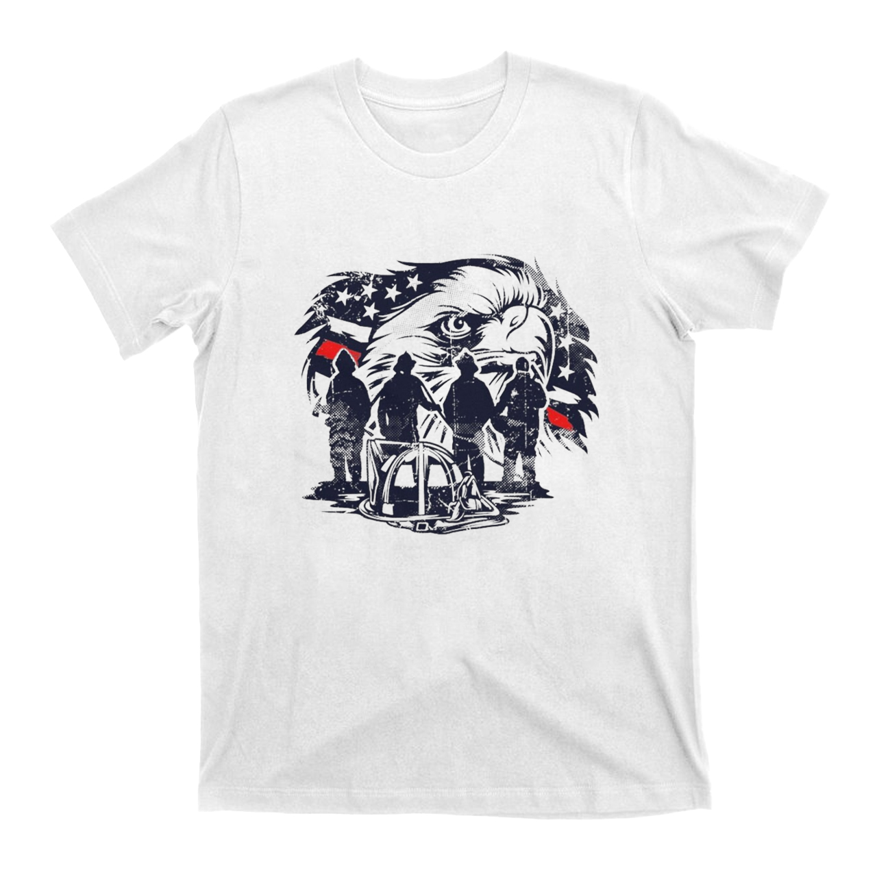 West US Firefighter Eagle T-shirt