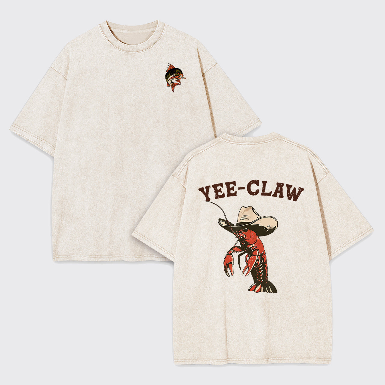 Yee-Claw Garment-dye Tees