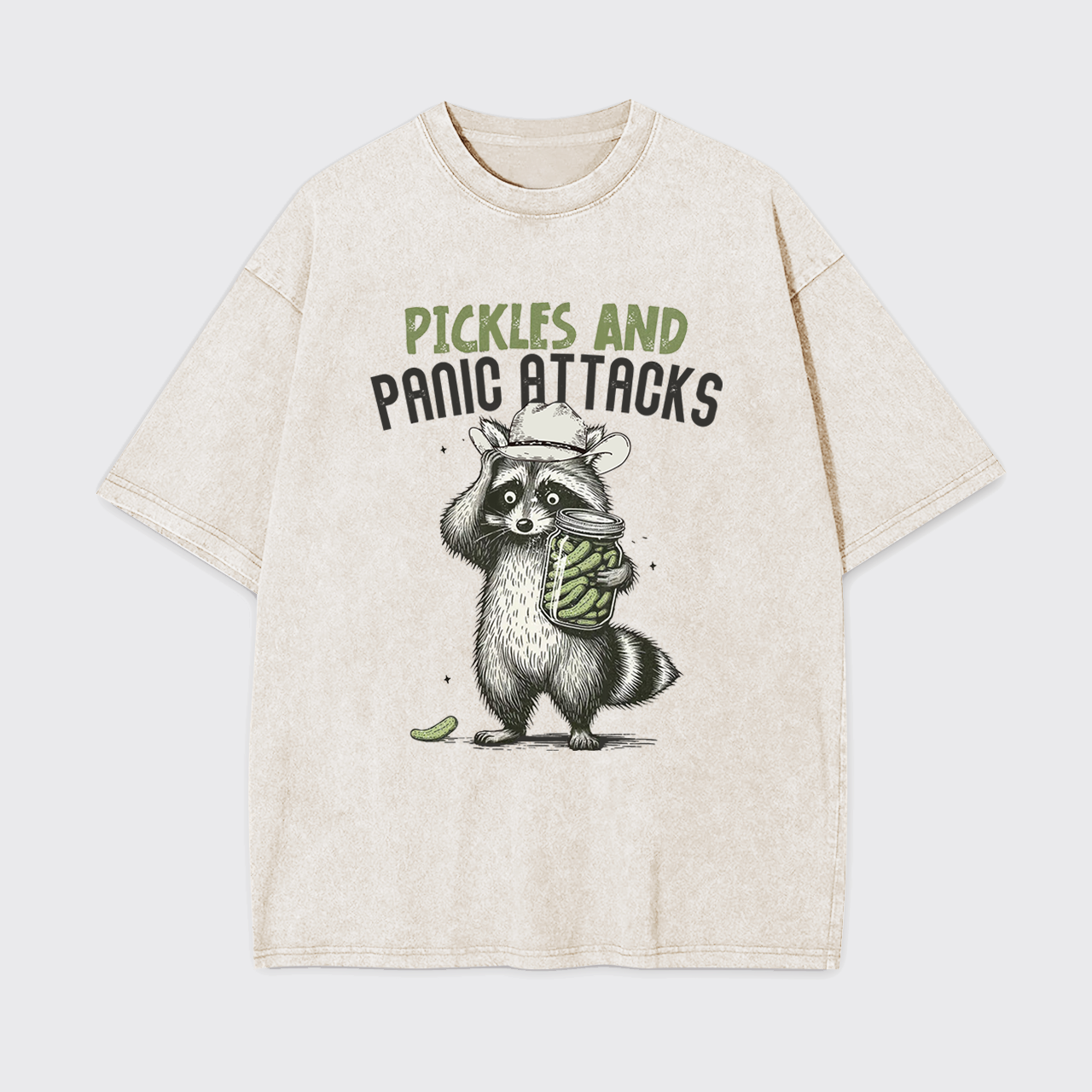 Mental health-Pickles And Panic Attacks Garment-dye Tees