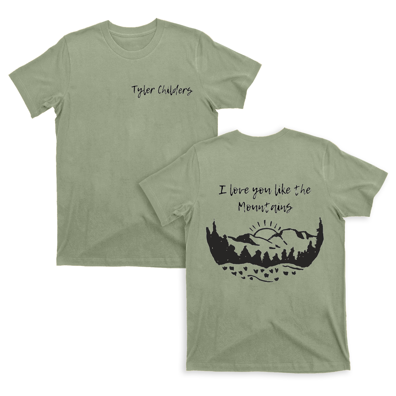 Tyler Childers Like The Mountains T-Shirts
