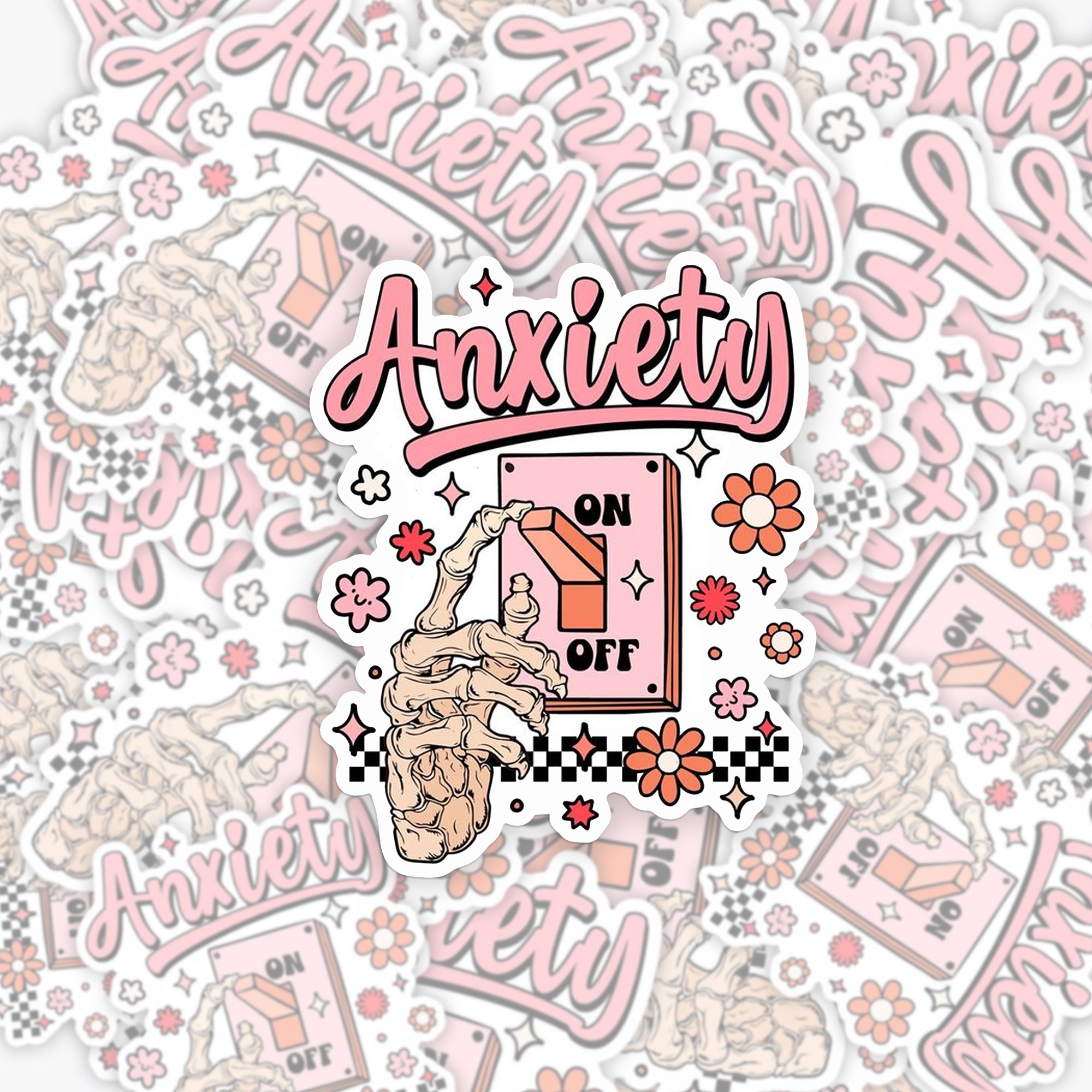 Anxiety On Or Off_Cowboybay Sticker