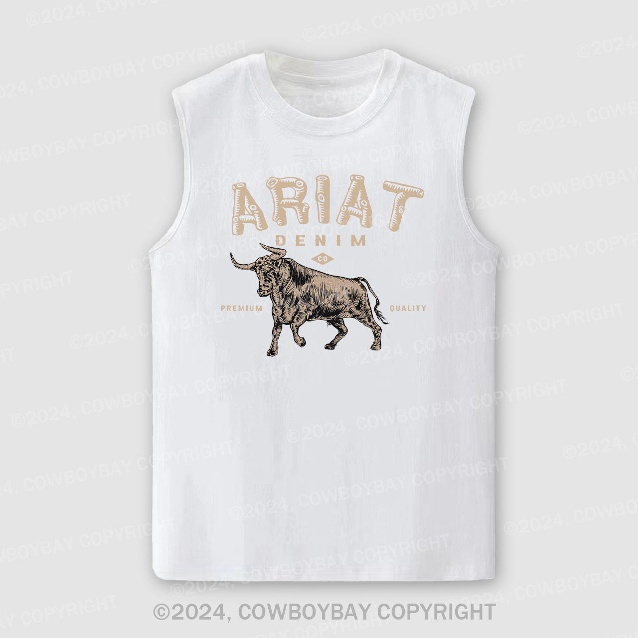 Ariat Denim Cowboy Men's Tank