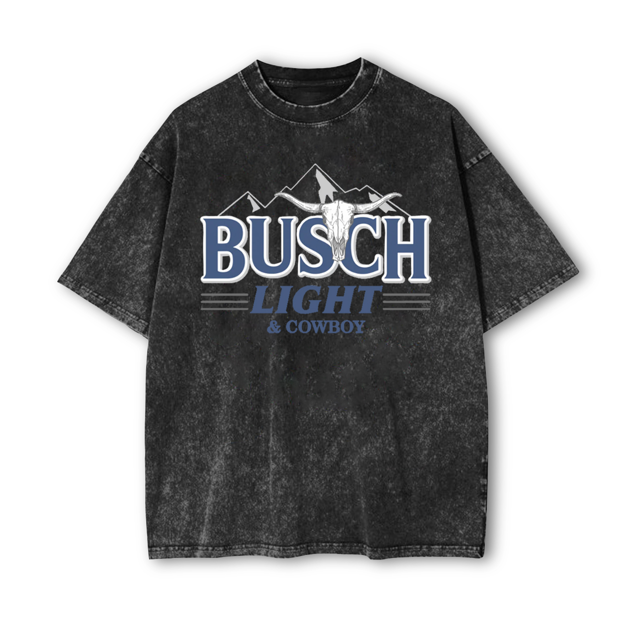 Busch Light Cowboy Garment-dye Tees