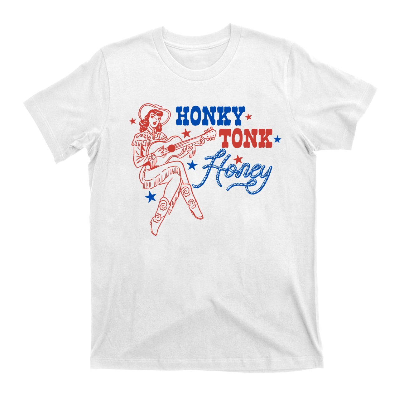 Honky Tonk Honey Western Cowgirl T-Shirts