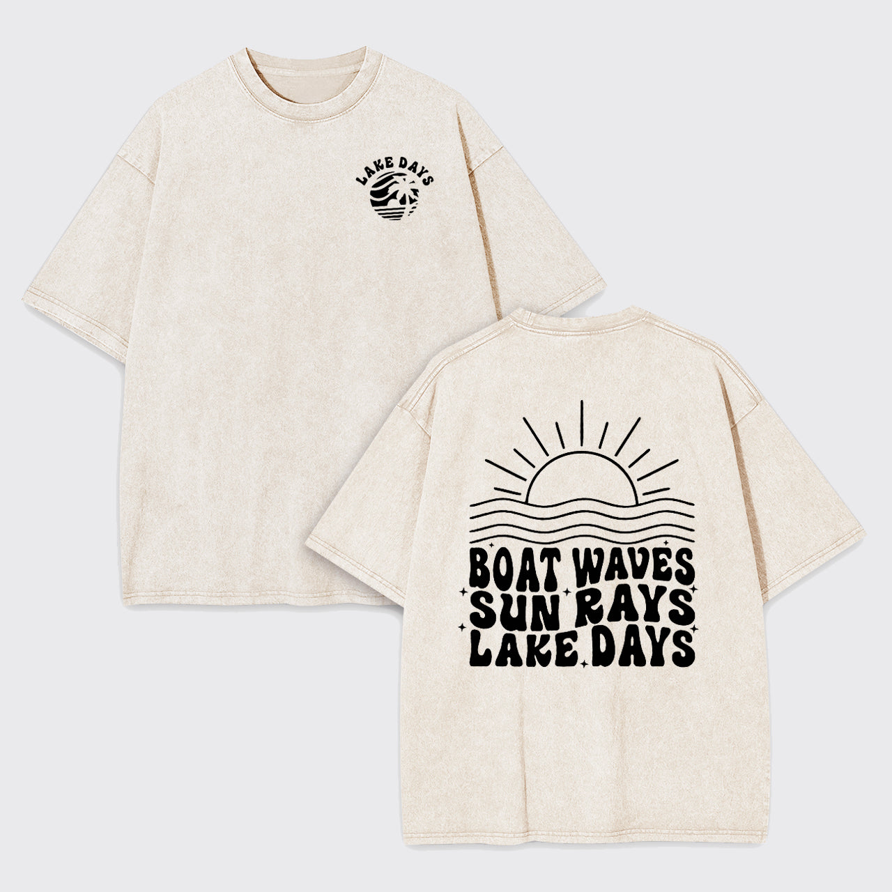 Cute Lake Days Garment-dye Tees