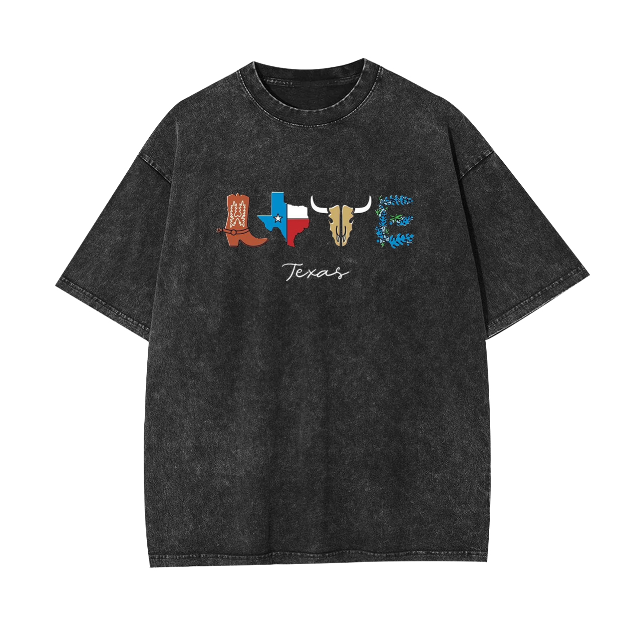 Texas Western Love Garment-dye Tees