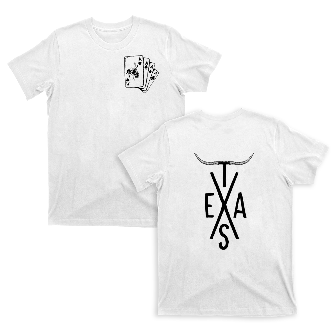 Original Texas Cow Bull T-Shirts