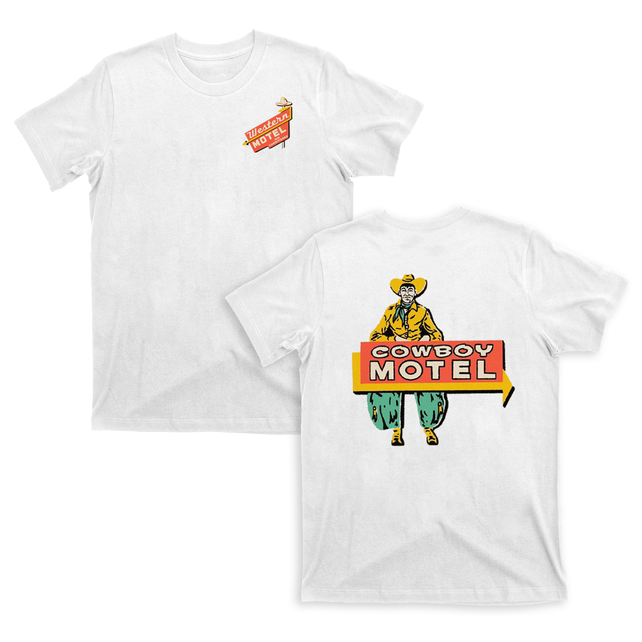 Cowboy Western Motel T-Shirts