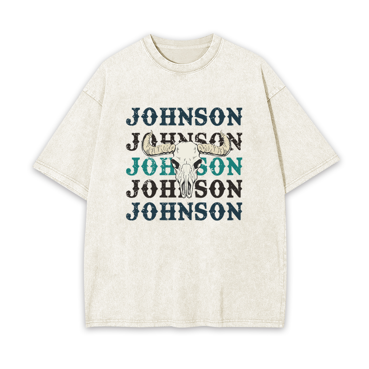 Johnson Western Cowboy Garment-dye Tees