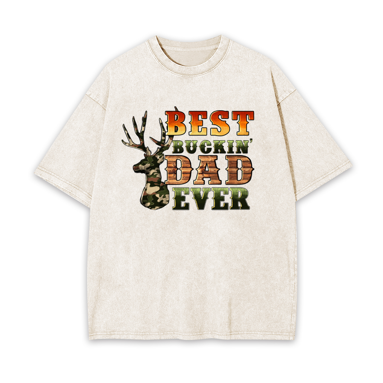Best Buckin Dad Garment-dye Tees