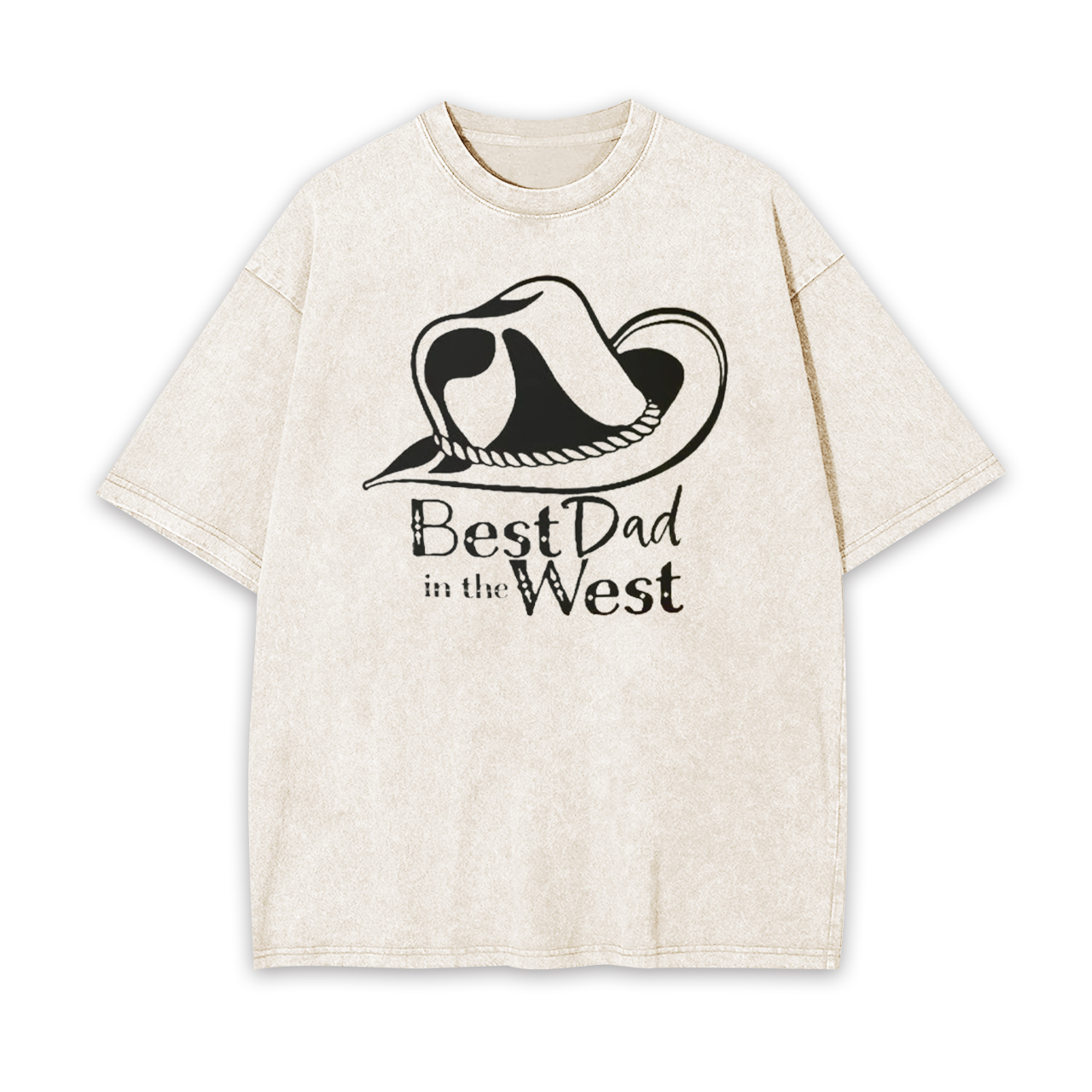 Best Dad in the West Garment-dye Tees
