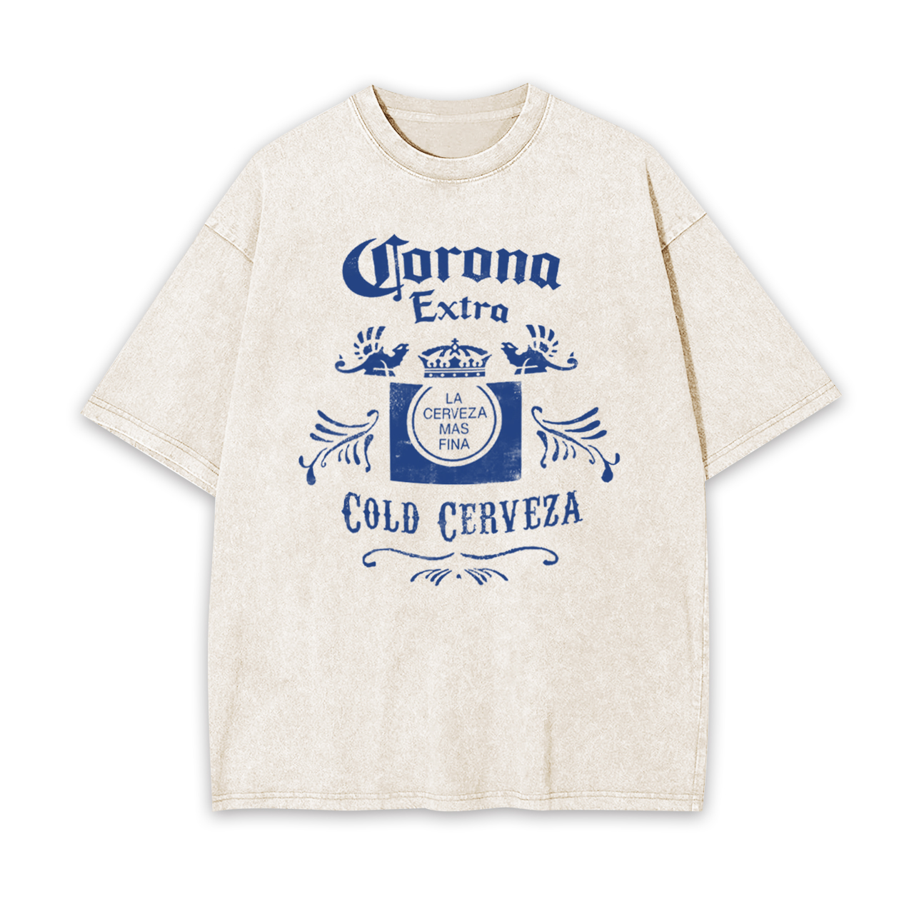 Corona Extra Cold Cerveza Garment-dye Tees