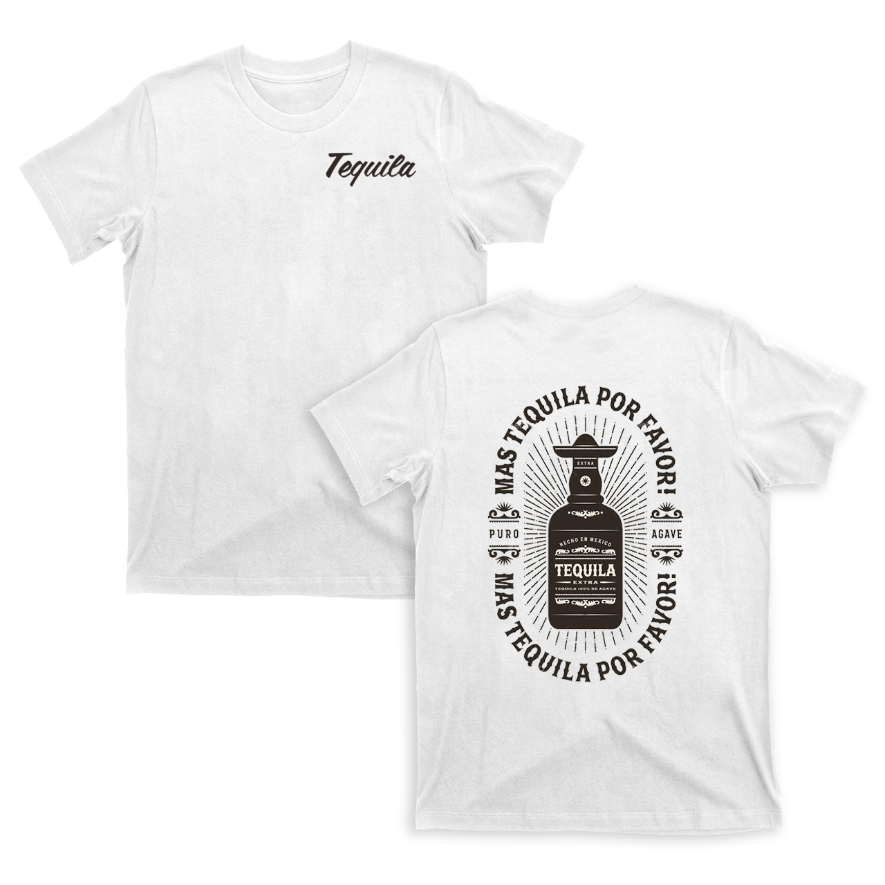 Vintage Mas Tequila T-Shirts
