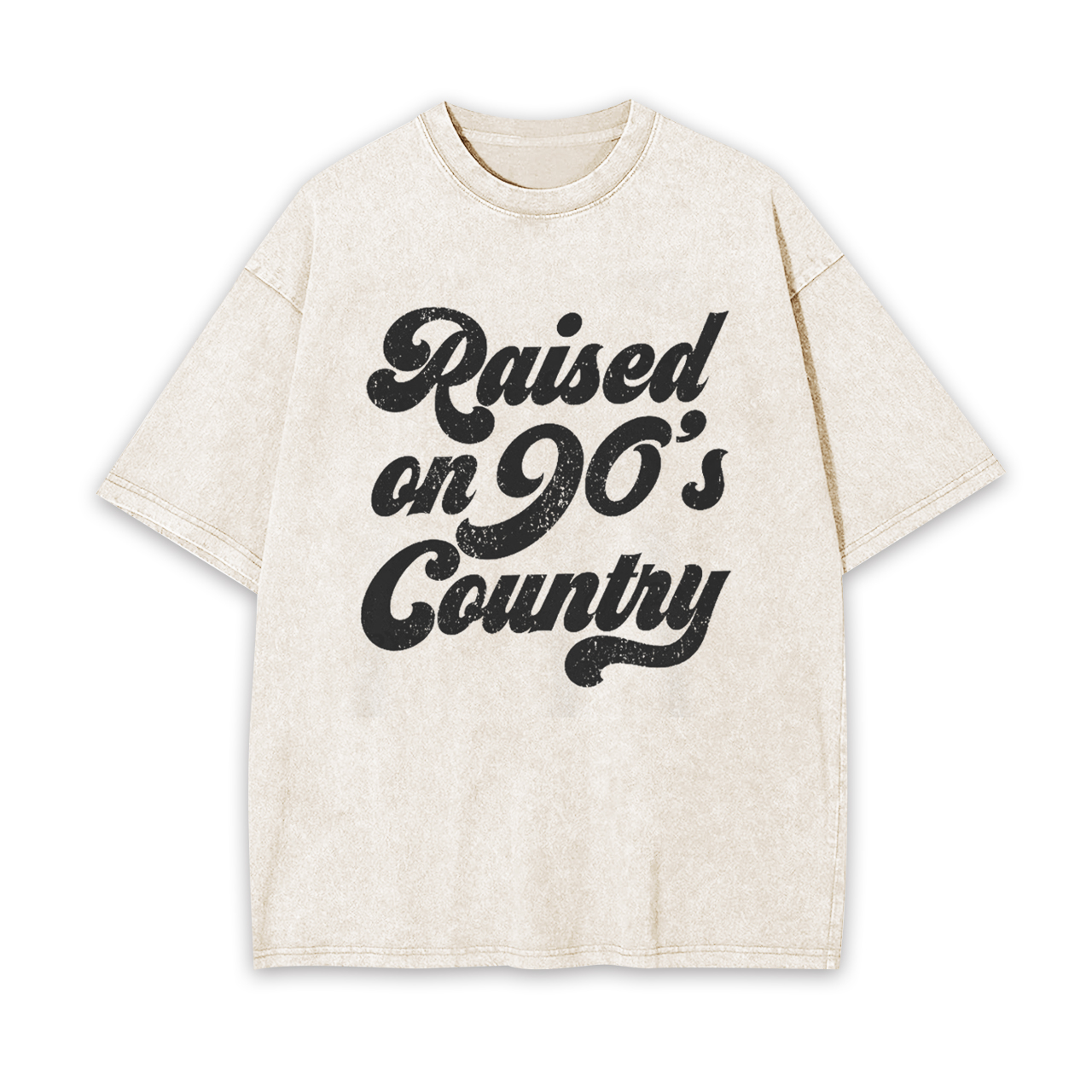 Raised on 90s Country Garment-dye Tees