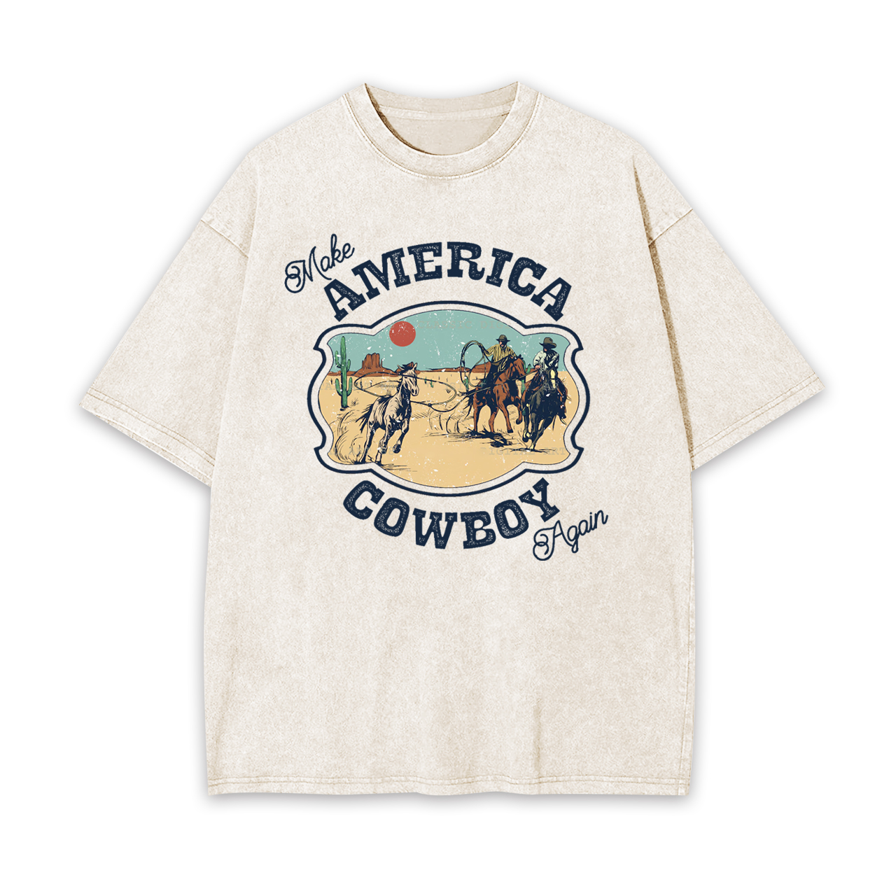 Make America Cowboy Again Garment-dye Tees