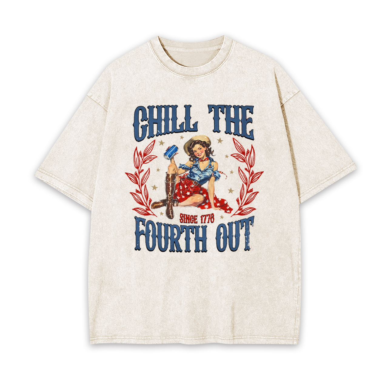 Chill the Fourth Out  Garment-dye Tees