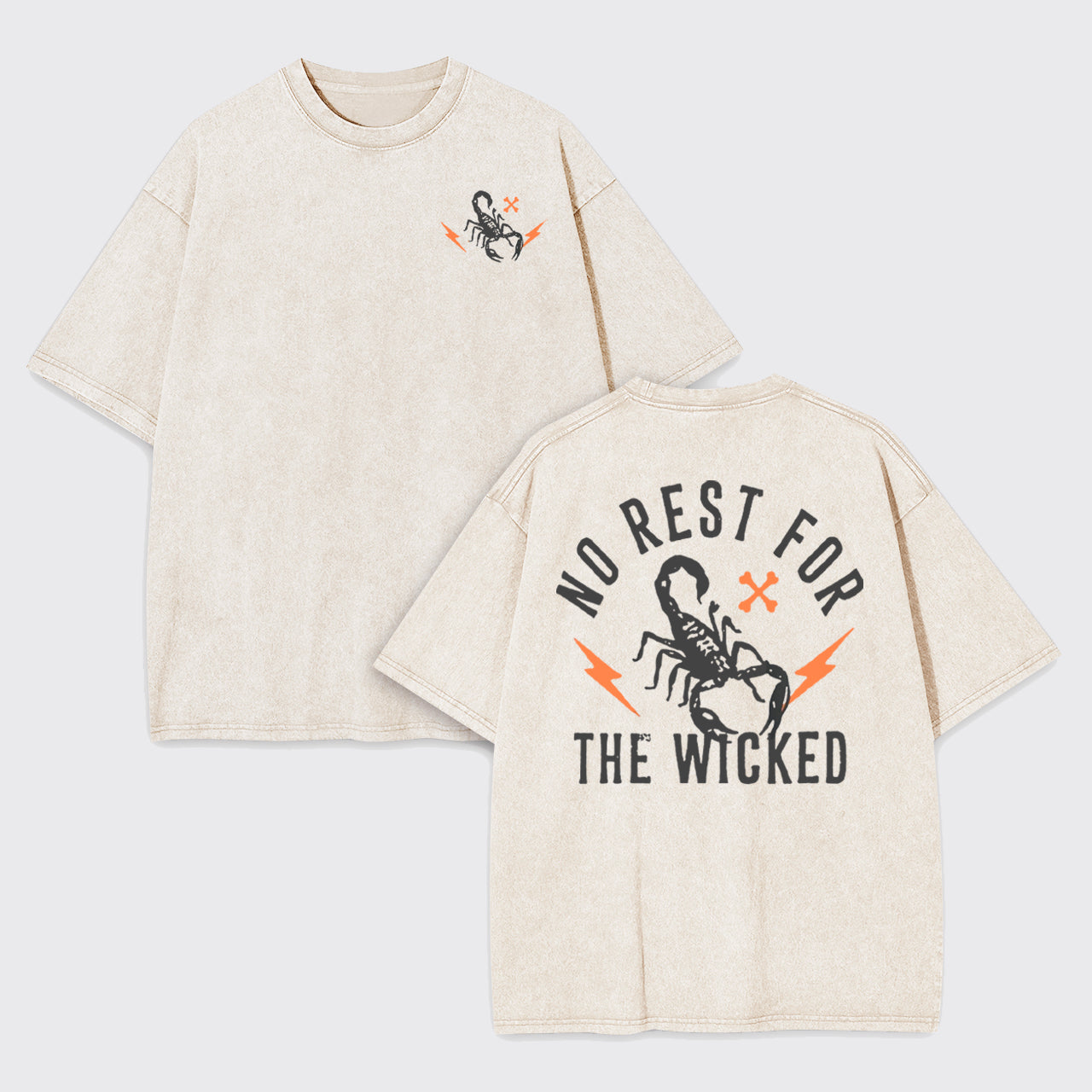 Wild West-No Rest For The Wicked Garment-dye Tees