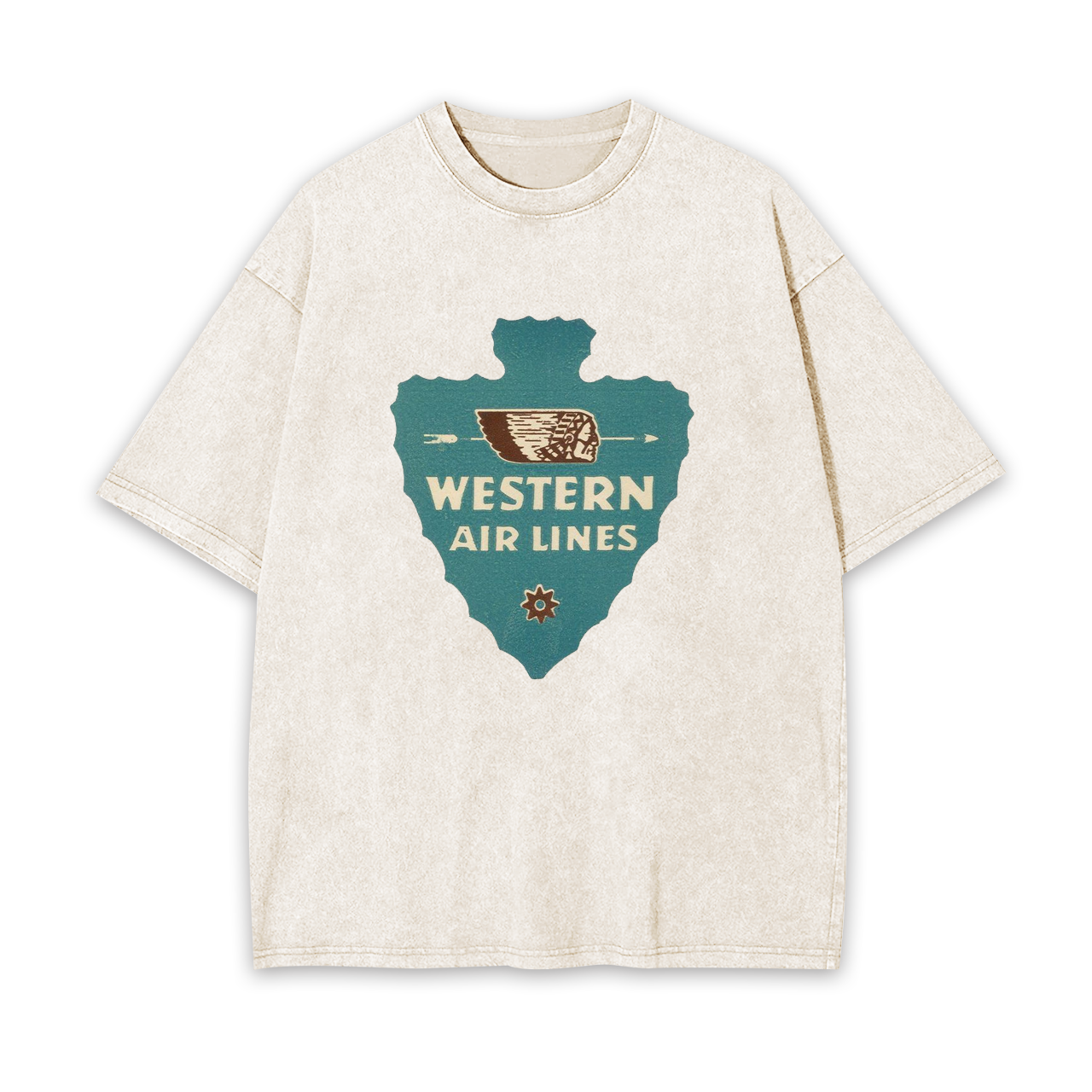 Western Air Lines Garment-dye Tees