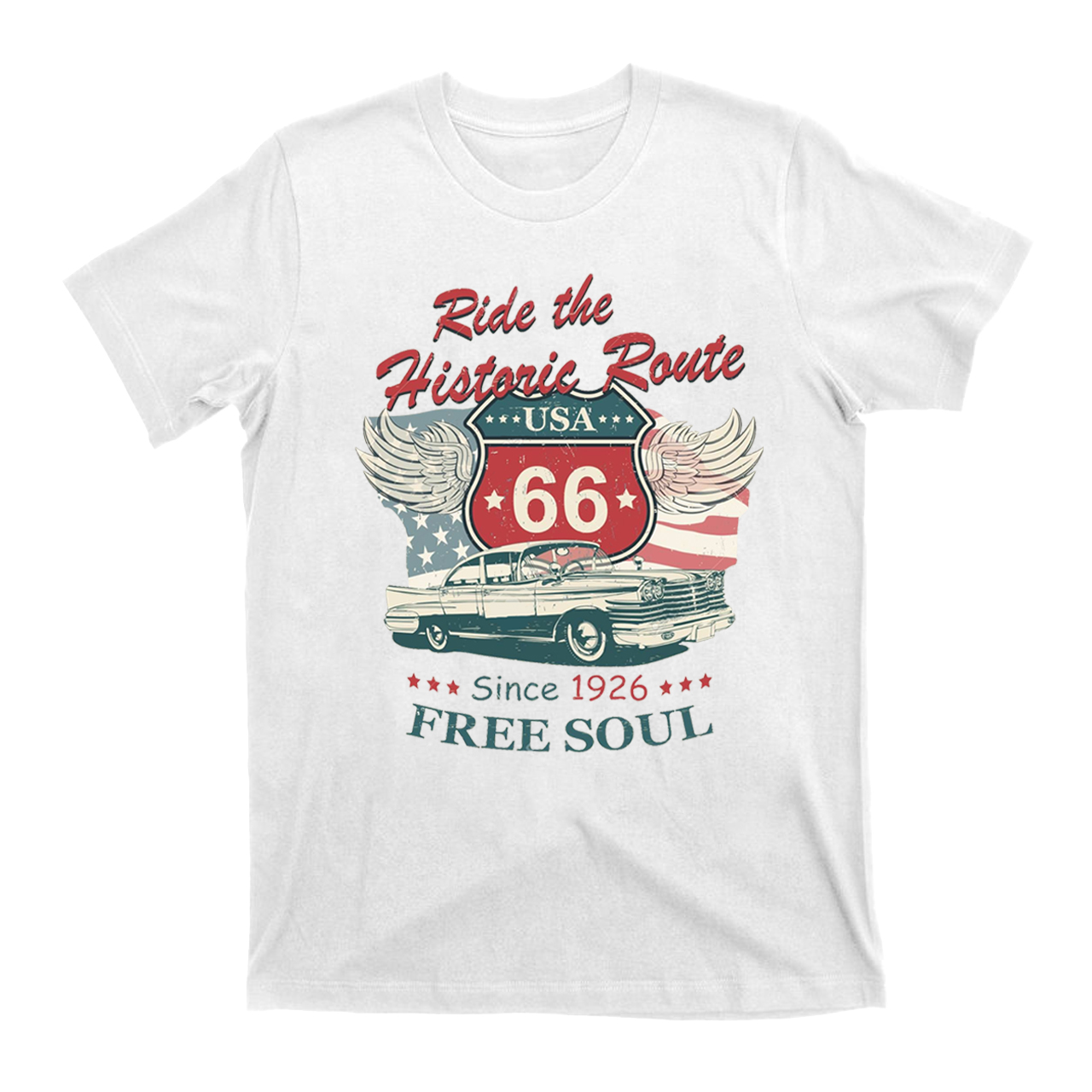1926 Free Soul Route 66 T-Shirts