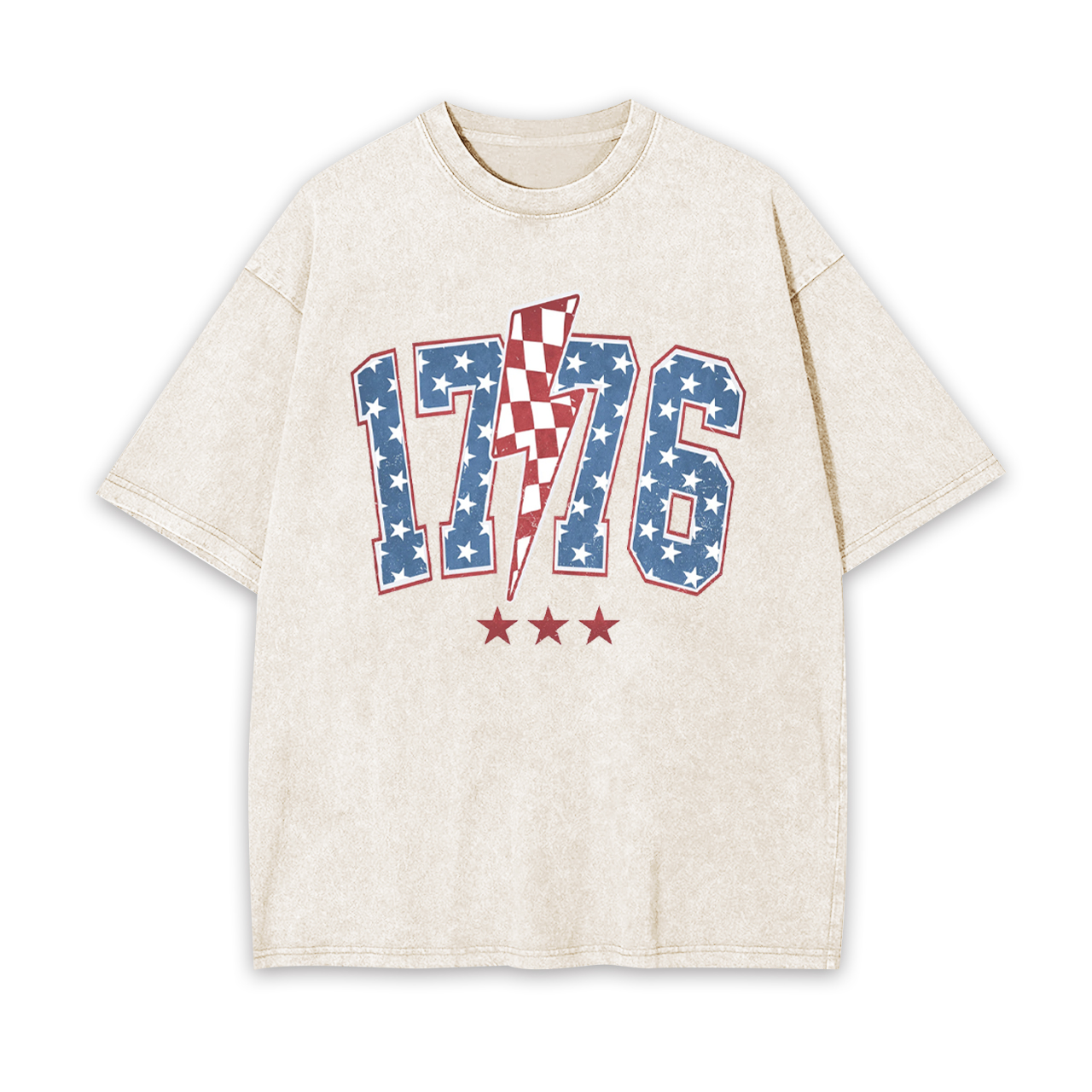 1776 America 4th of July  Garment-dye Tees