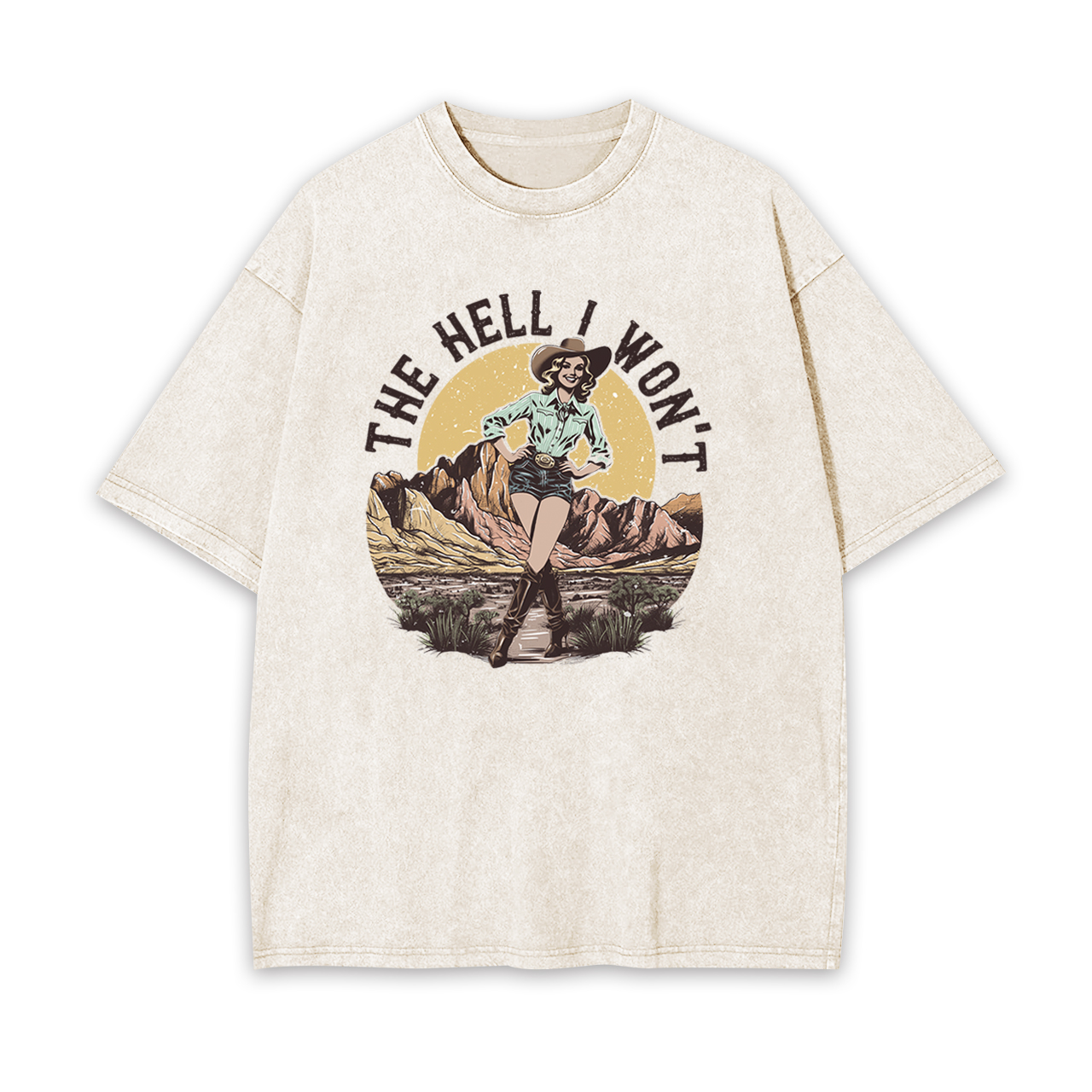 The Hell I Won't Garment-dye Tees