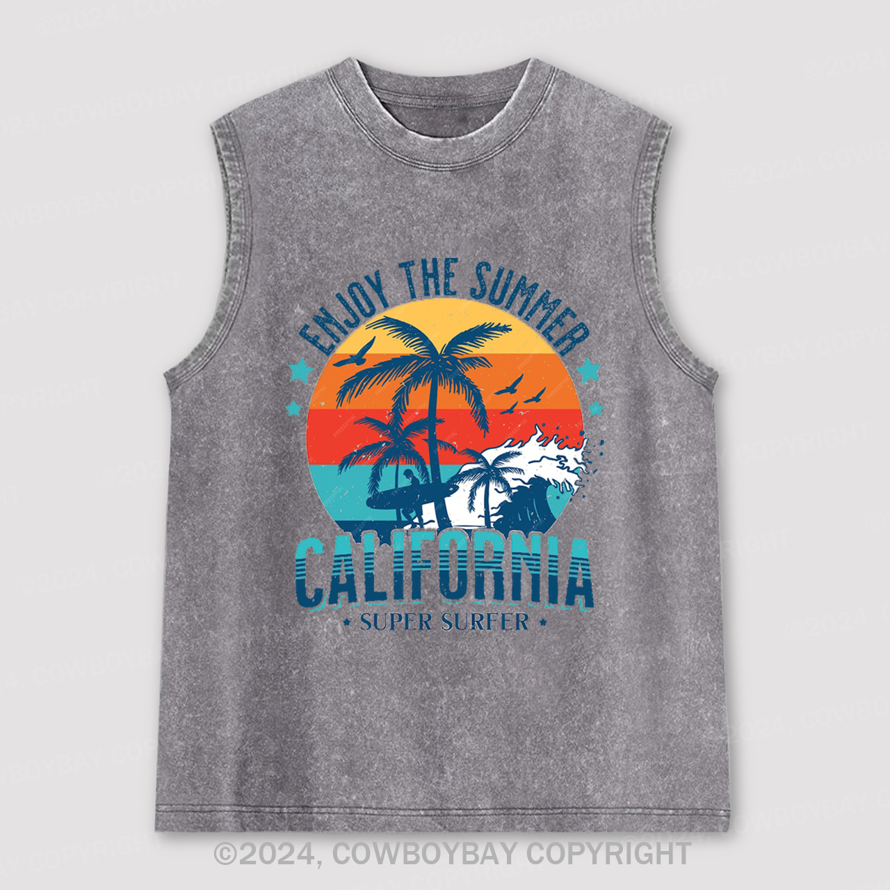 California Love Washed Tanks