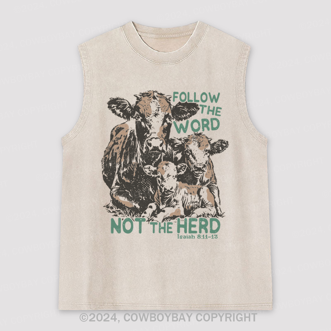 Follow The Word Not The Herd Washed Tanks