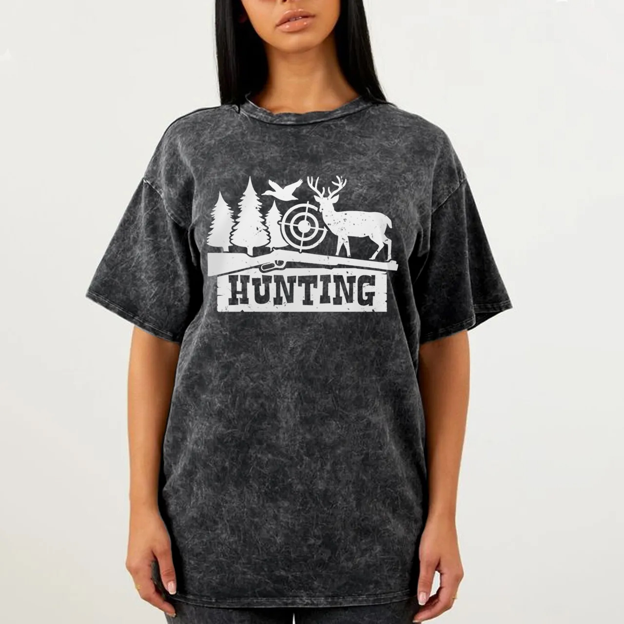 Hunting And Elk Garment-dye Tees