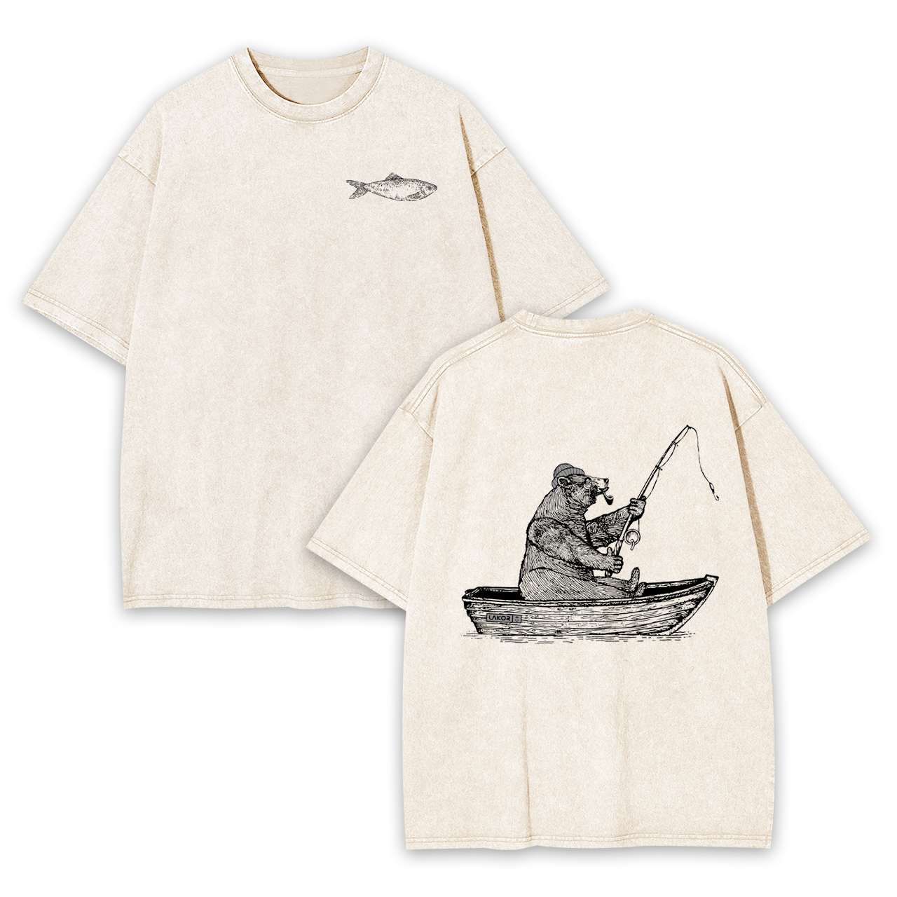 Boat Bear Garment-dye Tees