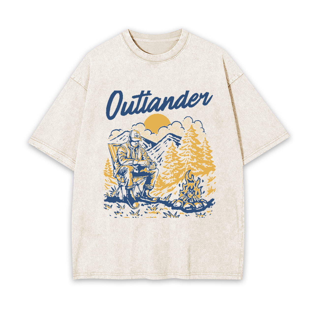 Outlander Camping Garment-dye Tees