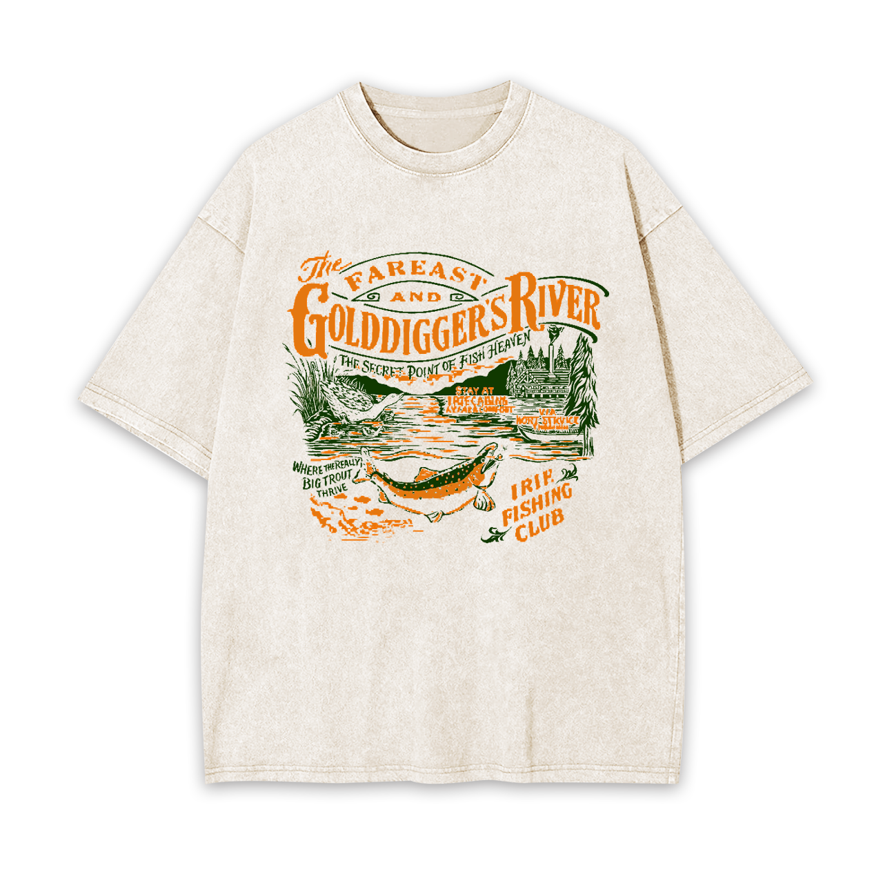 Gold Digger's River Garment-dye Tees