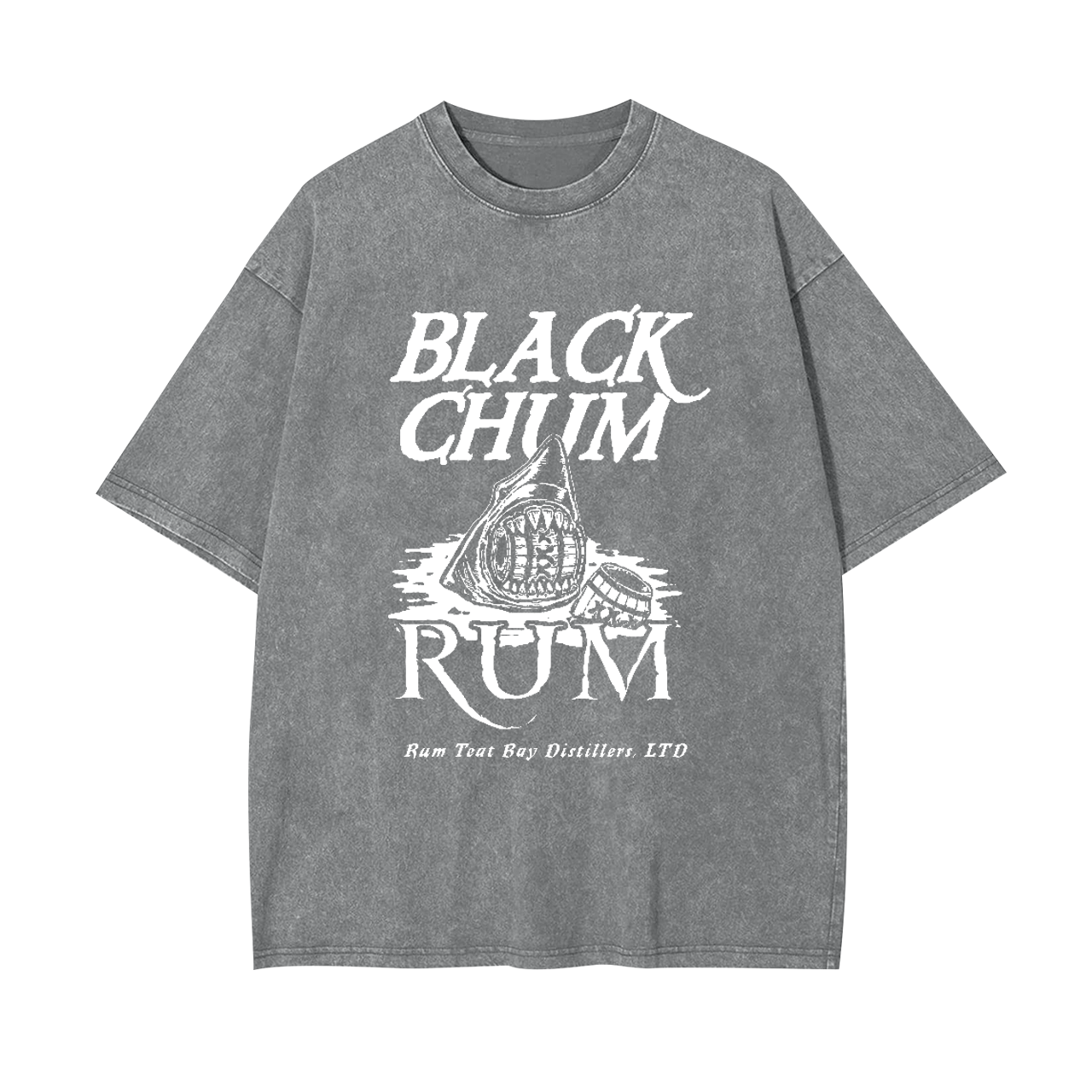 Black Chum Rum Garment-dye Tees