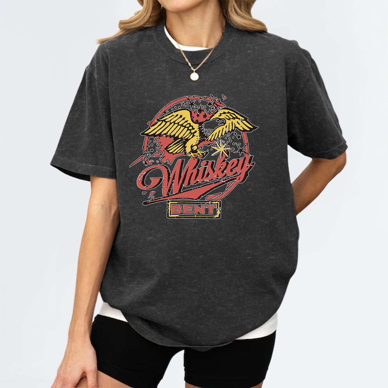 Whiskey Bent 70's Throwback Garment-dye Tees