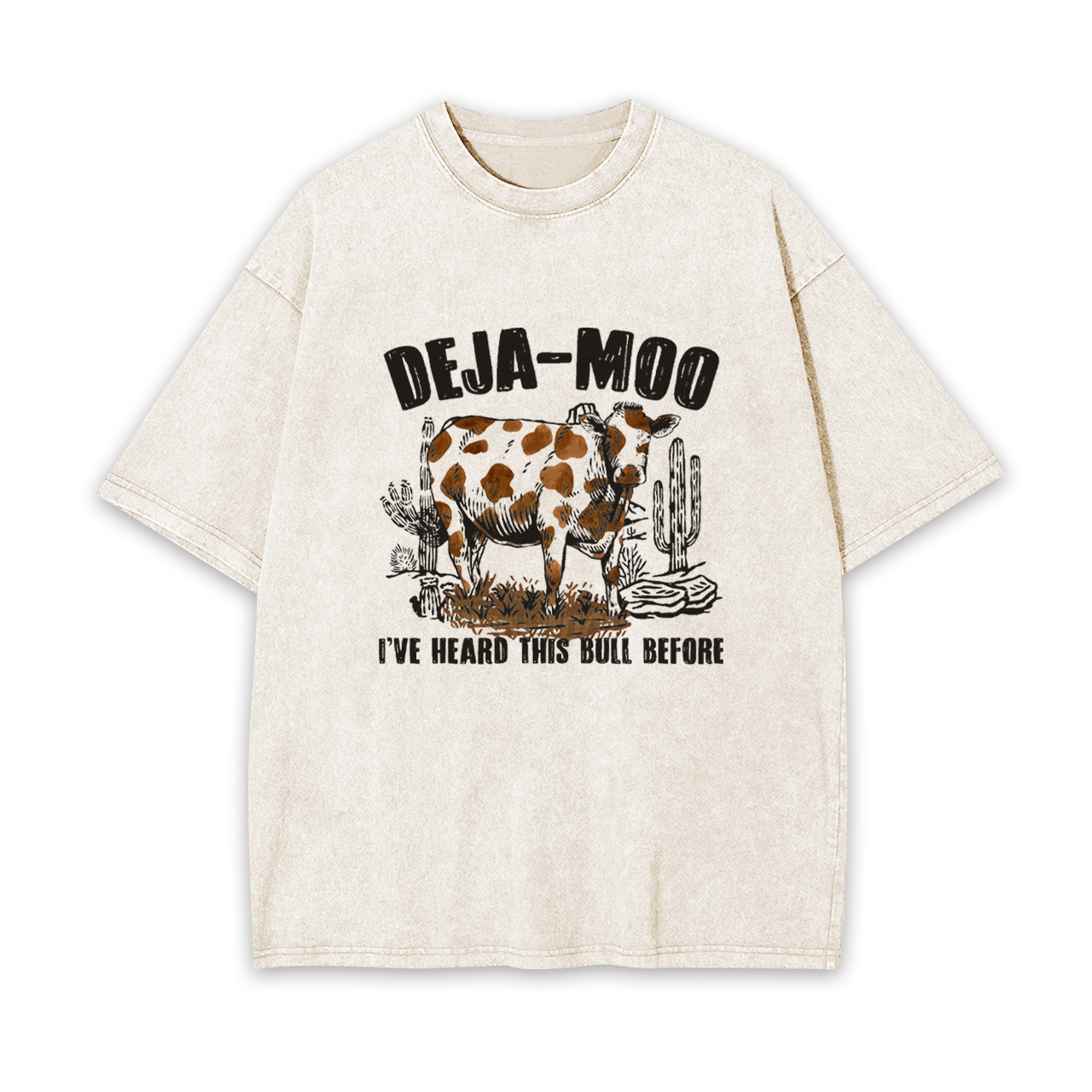 Deja-Moo Garment-dye Tees