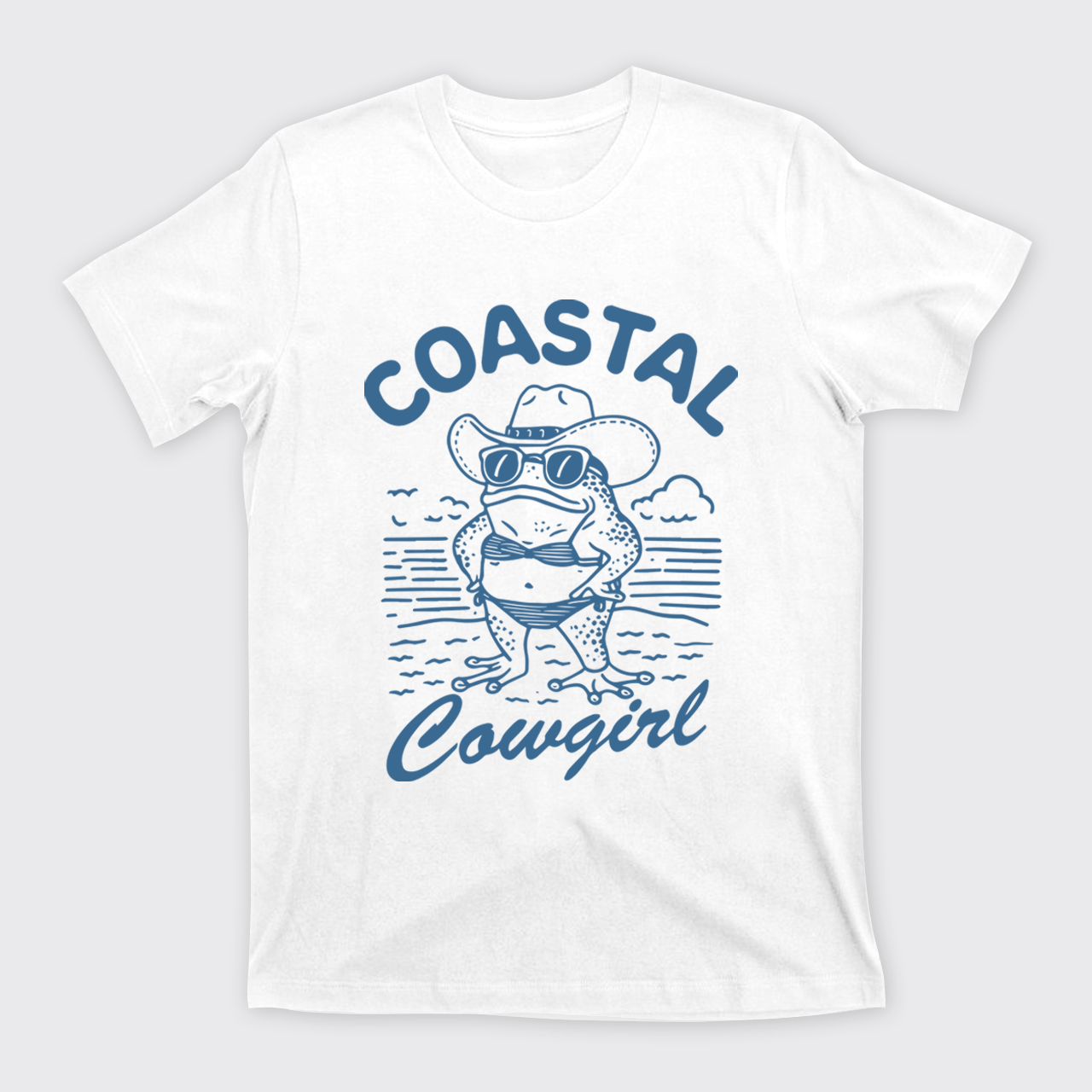 Funny Frog-Coastal Cowgirl T-Shirts