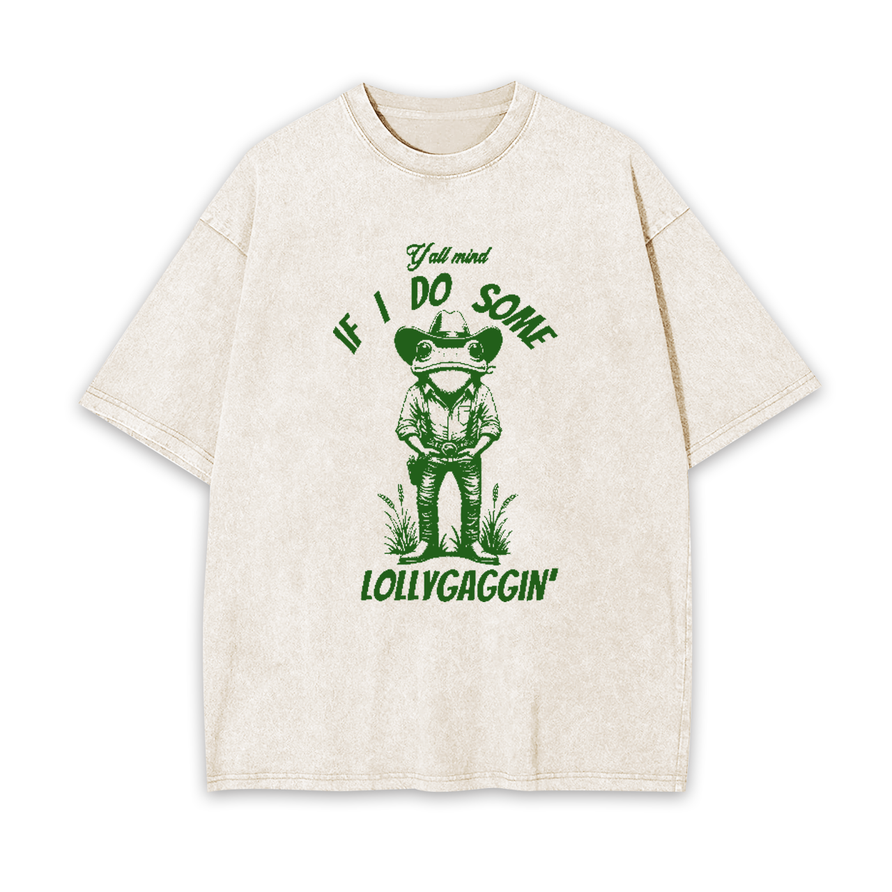 Hey, Cowboy Frog Garment-dye Tees