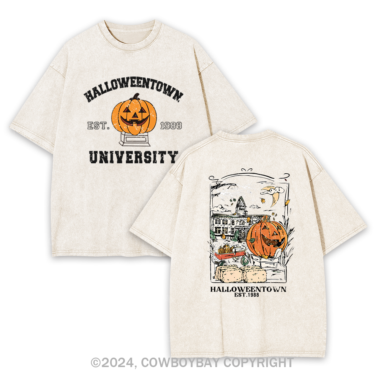 Halloweentown EST.1998 Garment-dye Tees