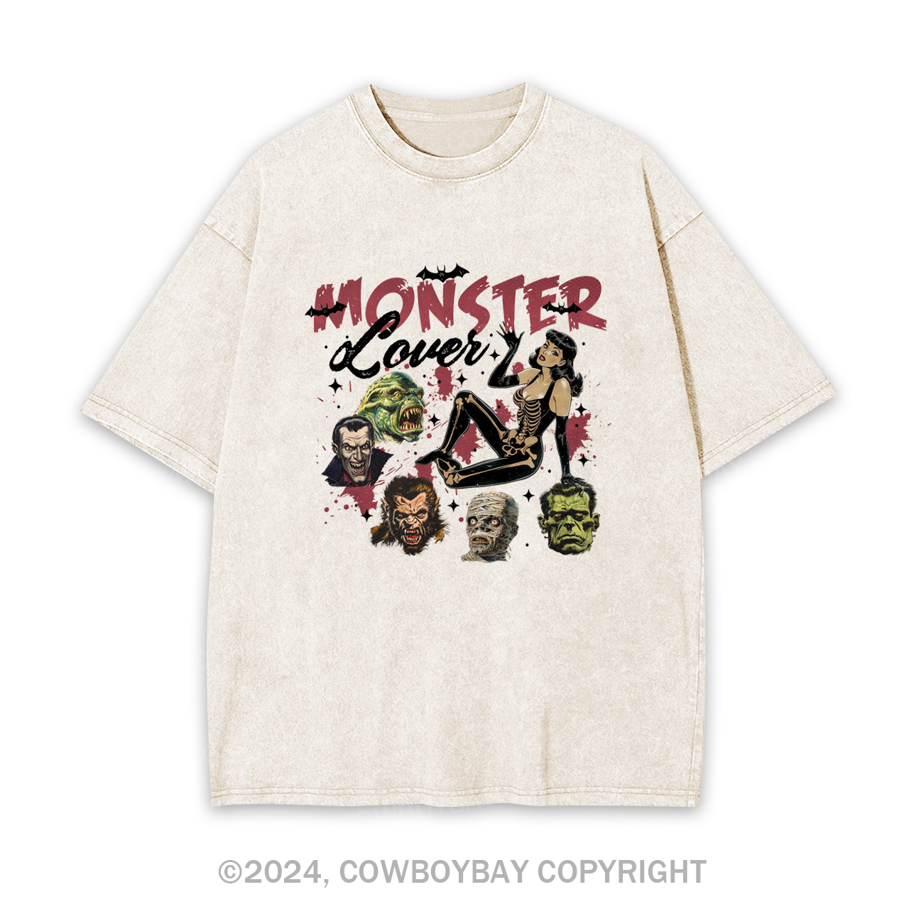 Monster Lover Garment-dye Tees