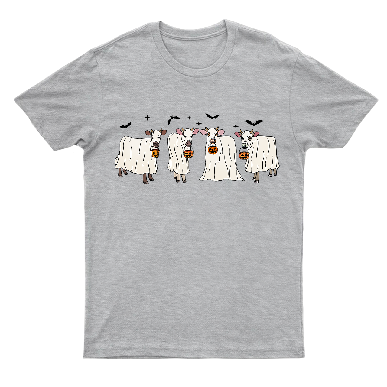 Cow who goes to a midnight Halloween party T-Shirt