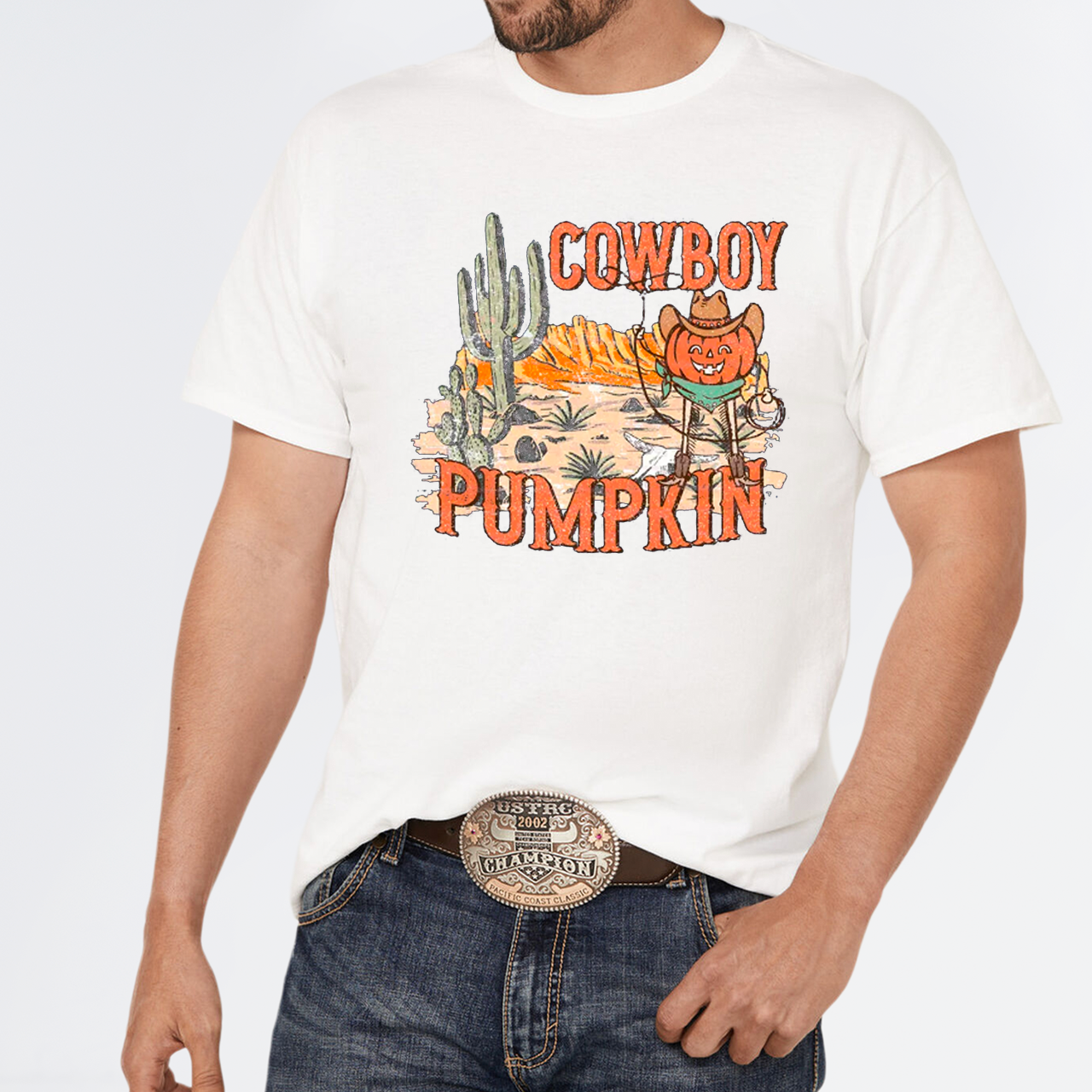 Halloween Cowboy Assassin Pumpkin T-Shirts