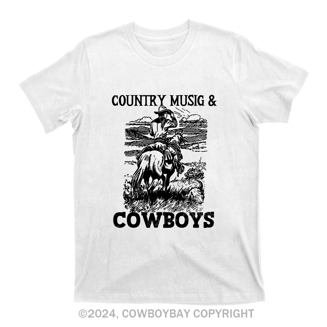 Country Music And Retro Cowgirl Western Shirt