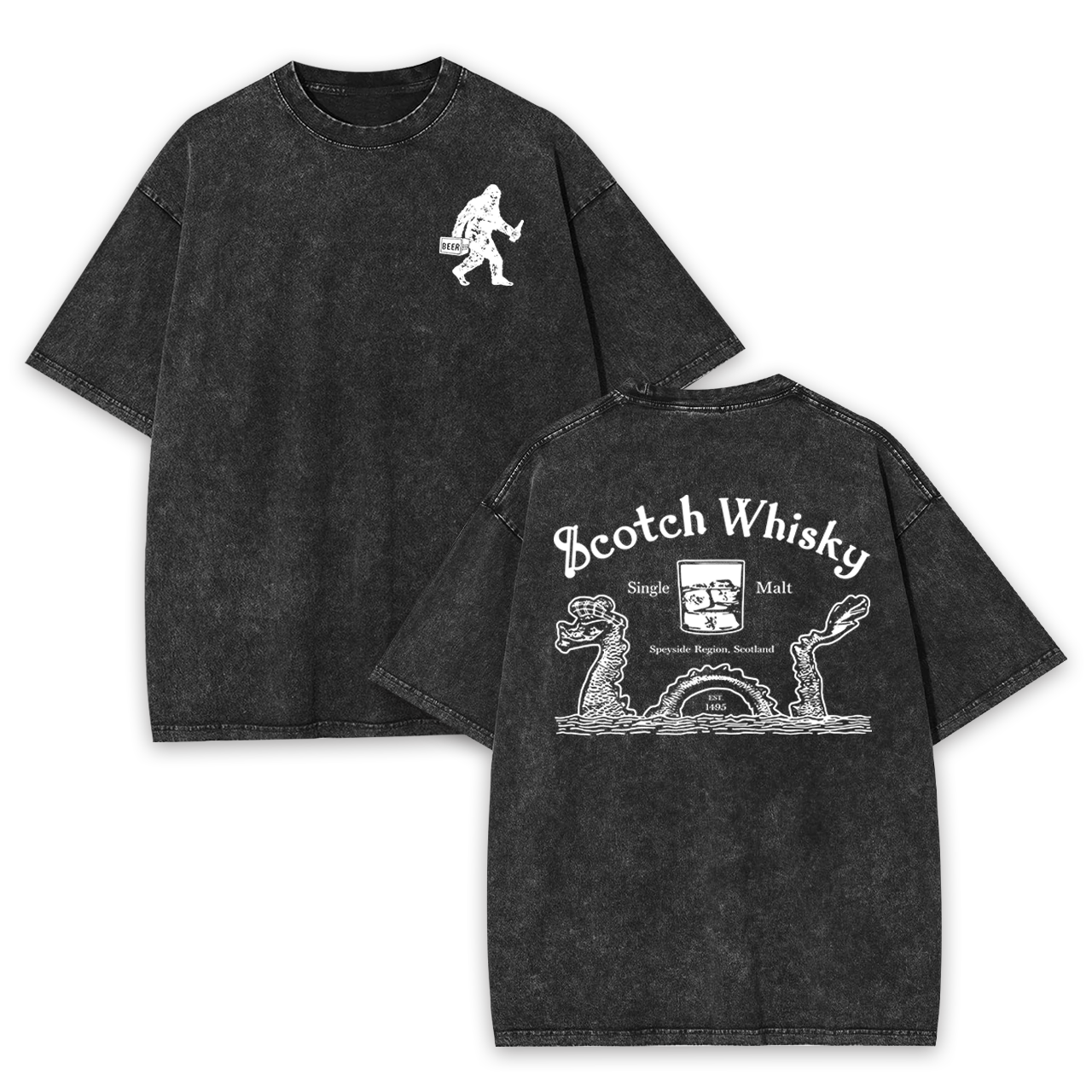 Scotch Whisky Garment-dye Tees