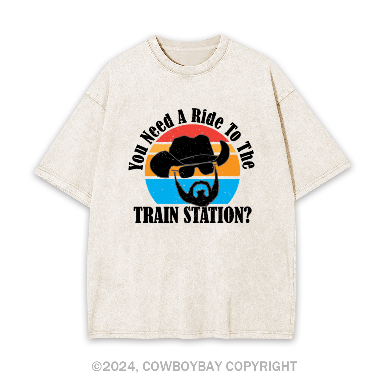 Need A Ride To The Train Station Garment-dye Tees