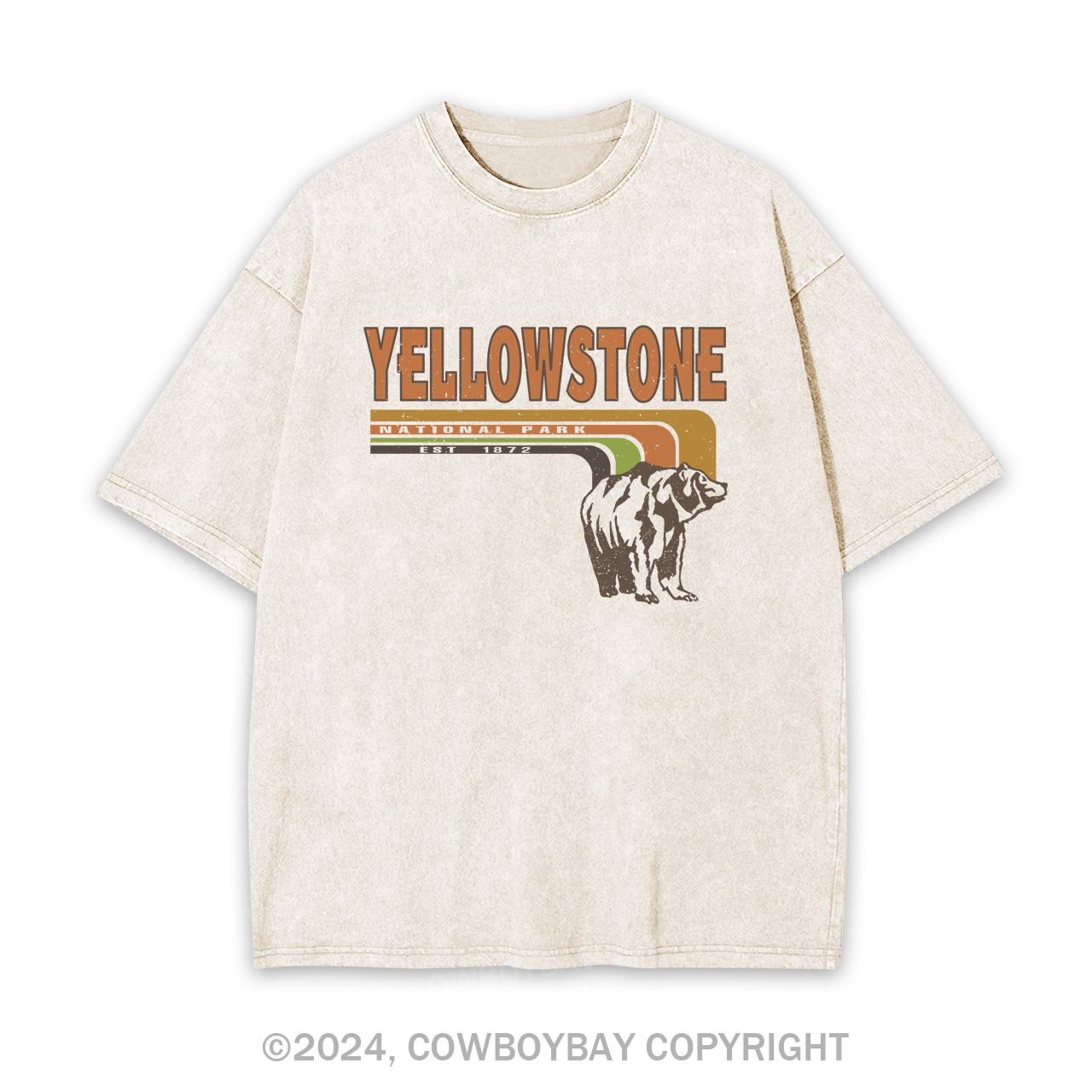 Inspired Yellowstone National Park Garment-dye Tees