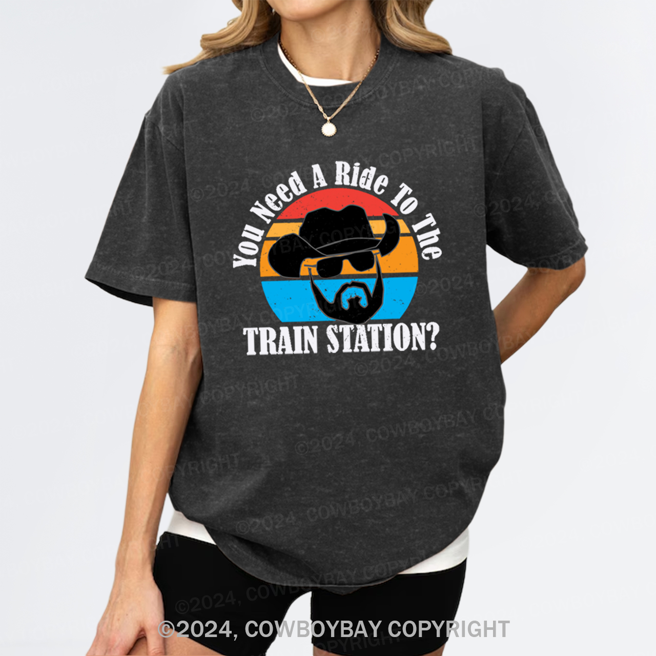 Need A Ride To The Train Station Garment-dye Tees