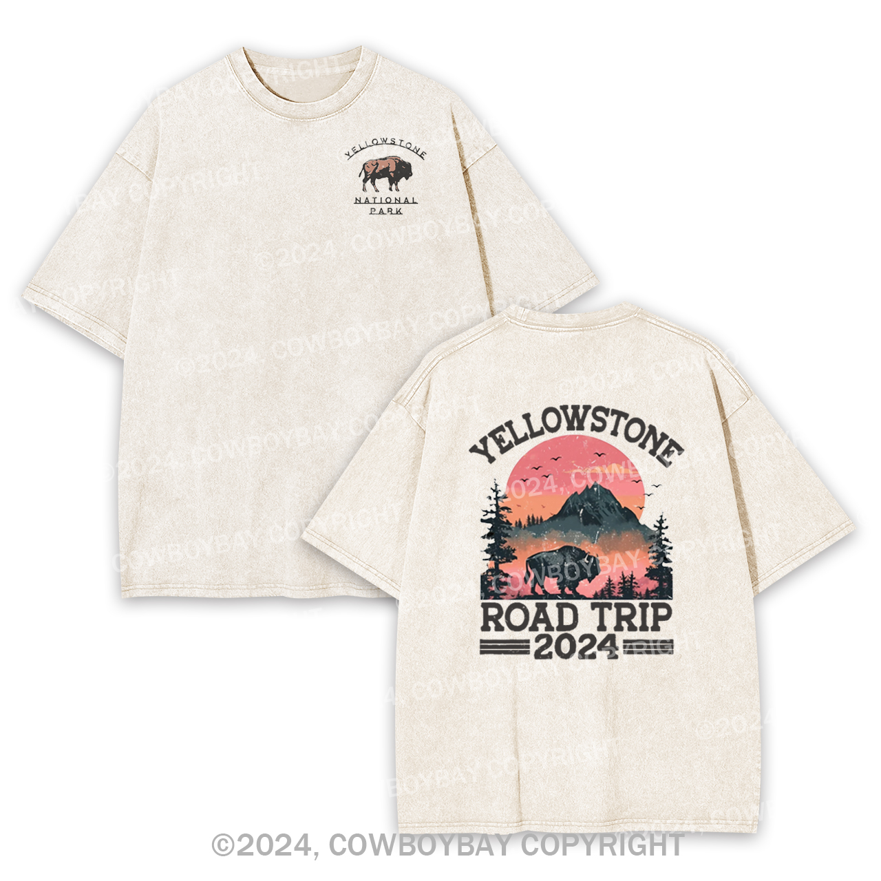 Family Road Trip Garment-dye Tees